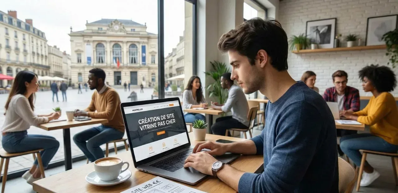 Création de site vitrine pas cher à Montpellier