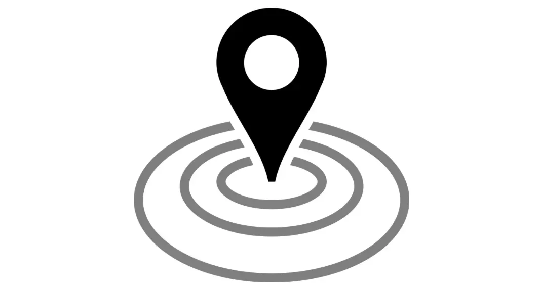 cône de localisation symbolisant la proximité avec vos futurs clients grâce à planeo digital.